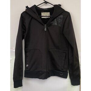 Roxy Snowboard Ski Jacket Black Medium Full Zip Hoodie